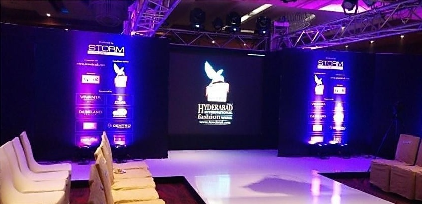 Fashion Week stage featured in the AEWU portfolio